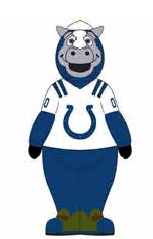 Indianapolis Colts 7 Ft Tall Inflatable Mascot