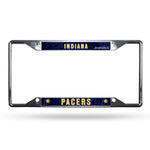 Indiana Pacers License Plate Frame Chrome EZ View