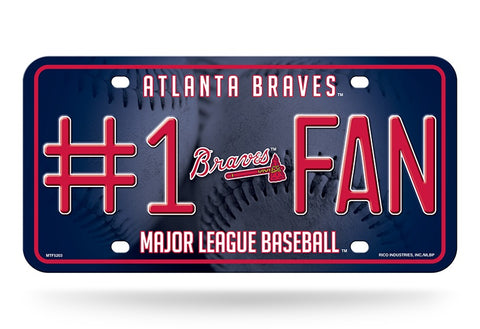 Atlanta Braves License Plate #1 Fan