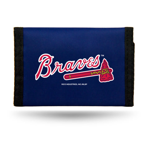 Atlanta Braves Wallet Nylon Trifold