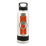 CLEVELAND BROWNS SS STAINLESS STEEL DOUBLE WALL INSULATED THERMO WATER BOTTLE  - (34 oz)