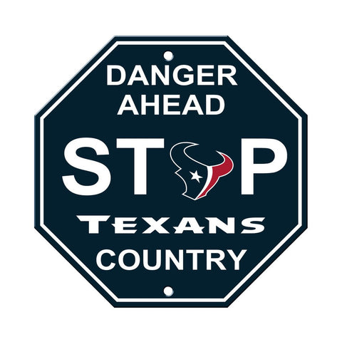 NFL Houston Texans Stop Sign