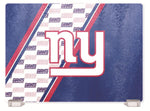 NEW YORK GIANTS TEMPERED GLASS CUTTING BOARD