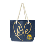 Golden State Warriors Rope Tote (Navy Gold)