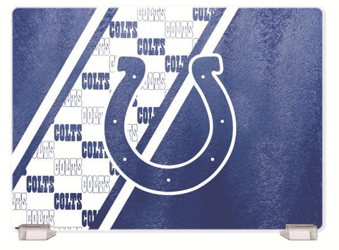 INDIANAPOLIS COLTS TEMPERED GLASS CUTTING BOARD