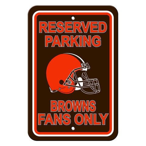 NFL Cleveland Browns Reserved Parking Sign
