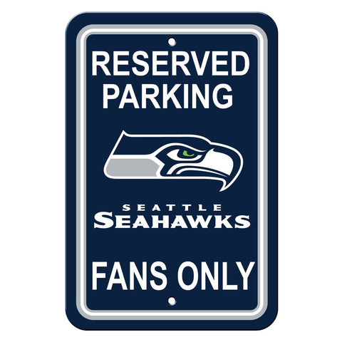 NFL Seattle Seahawks Reserved Parking Sign