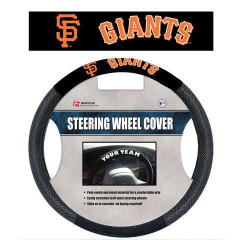 MLB San Francisco Giants Poly-Suede Steering Wheel Cover