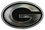 Green Bay Packers Auto Emblem - Silver