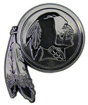 Washington Redskins Auto Emblem - Silver