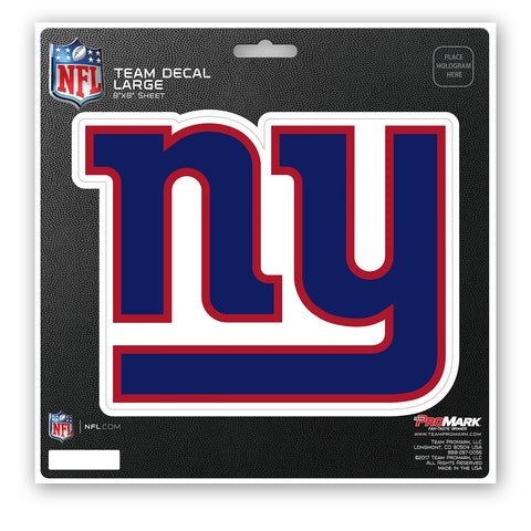 New York Giants Decal 8x8 Die Cut