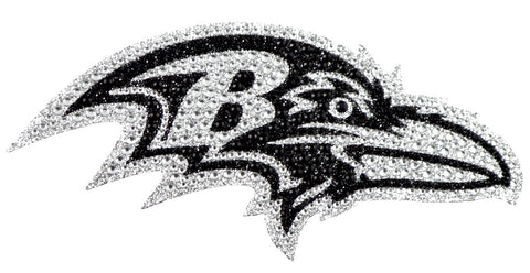 Baltimore Ravens Auto Emblem - Rhinestone Bling