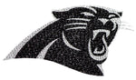 Carolina Panthers Auto Emblem - Rhinestone Bling