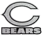 Chicago Bears Auto Emblem - Rhinestone Bling