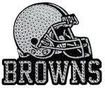 Cleveland Browns Auto Emblem - Rhinestone Bling
