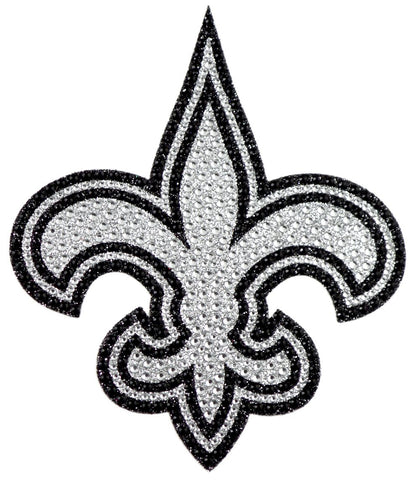 New Orleans Saints Auto Emblem - Rhinestone Bling