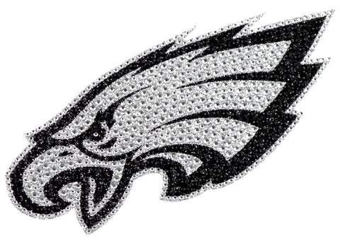 Philadelphia Eagles Auto Emblem - Rhinestone Bling