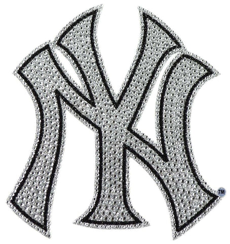 New York Yankees Auto Emblem - Rhinestone Bling