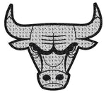 Chicago Bulls Auto Emblem - Rhinestone Bling