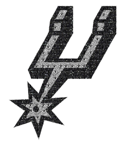 San Antonio Spurs Auto Emblem - Rhinestone Bling