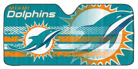Miami Dolphins Auto Sun Shade - 59"x27"
