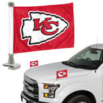 Kansas City Chiefs Flag Set 2 Piece Ambassador Style