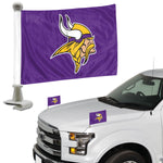 Minnesota Vikings Flag Set 2 Piece Ambassador Style