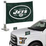 New York Jets Flag Set 2 Piece Ambassador Style