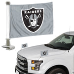 Oakland Raiders Flag Set 2 Piece Ambassador Style