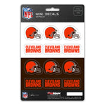 Cleveland Browns Decal Set Mini 12 Pack