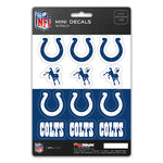 Indianapolis Colts Decal Set Mini 12 Pack