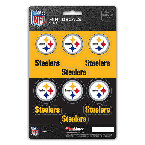 Pittsburgh Steelers Decal Set Mini 12 Pack