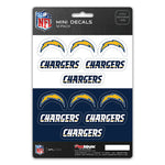 Los Angeles Chargers Decal Set Mini 12 Pack