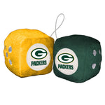 NFL Green Bay Packers Fuzzy Dice