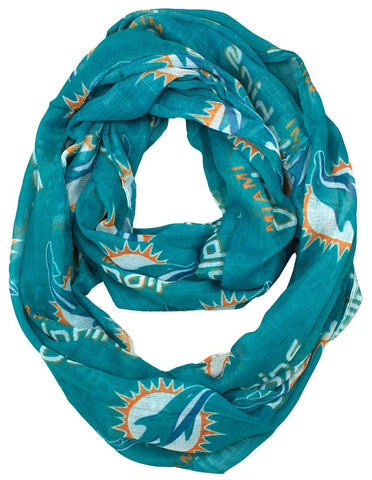 Miami Dolphins Infinity Scarf