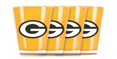 GREEN BAY PACKERS INSULATED SHOT GLASS - 4PC/SET