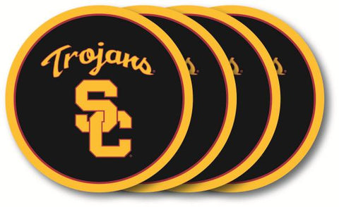 UNIV. OF SO. CALIFORNIA COASTER SET 4-PK.