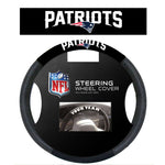 NFL New England Patriots Poly-Suede Steering Wheel Cover