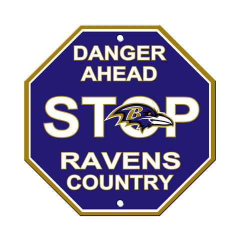 NFL Baltimore Ravens Stop Sign
