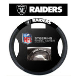 NFL Oakland Raiders Poly-Suede Steering Wheel Cover