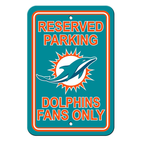 NFL Miami Dolphins Reserved Parking Sign