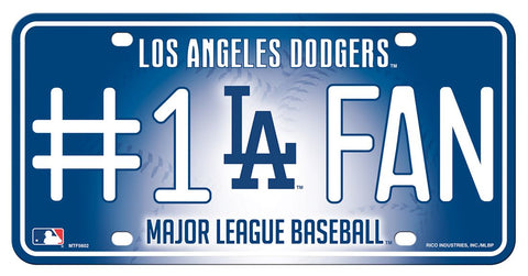 Los Angeles Dodgers License Plate #1 Fan