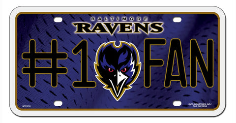 Baltimore Ravens License Plate #1 Fan