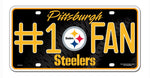 Pittsburgh Steelers License Plate #1 Fan