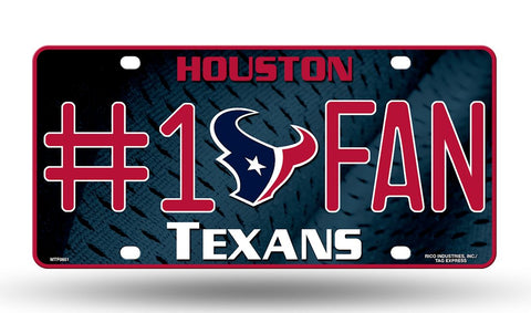 Houston Texans License Plate #1 Fan