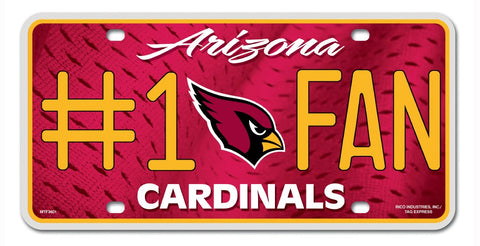 Arizona Cardinals License Plate #1 Fan