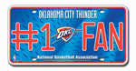 Oklahoma City Thunder License Plate #1 Fan