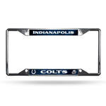 Indianapolis Colts License Plate Frame Chrome EZ View