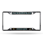 Jacksonville Jaguars License Plate Frame Chrome EZ View