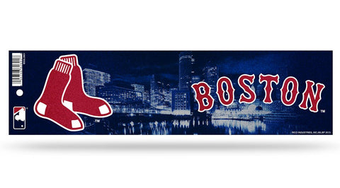 Boston Red Sox Decal Bumper Sticker Glitter